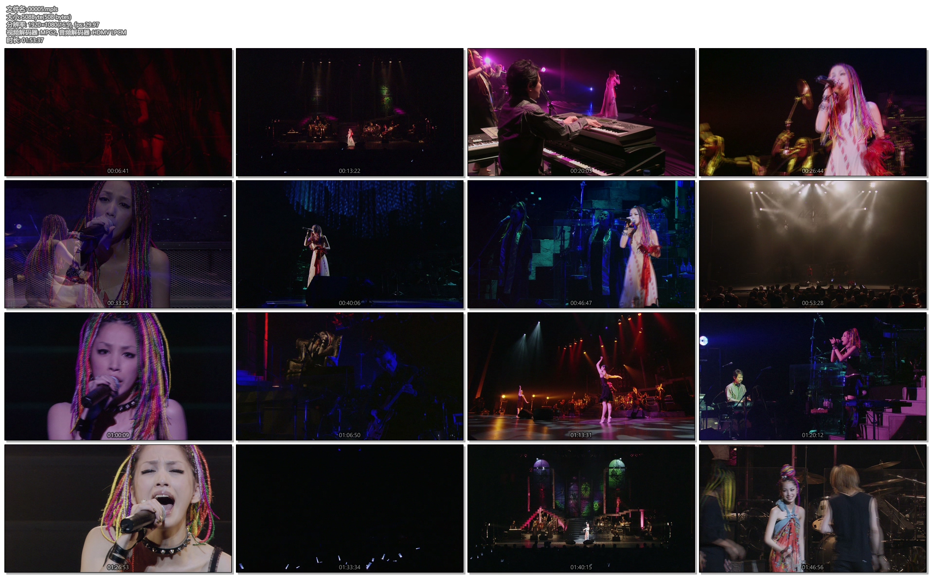 [蓝光原盘] 中岛美嘉 2005 经典演唱会Mika Nakashima LET’S MUSIC TOUR 2005《BDMV 38.49G》插图(2)