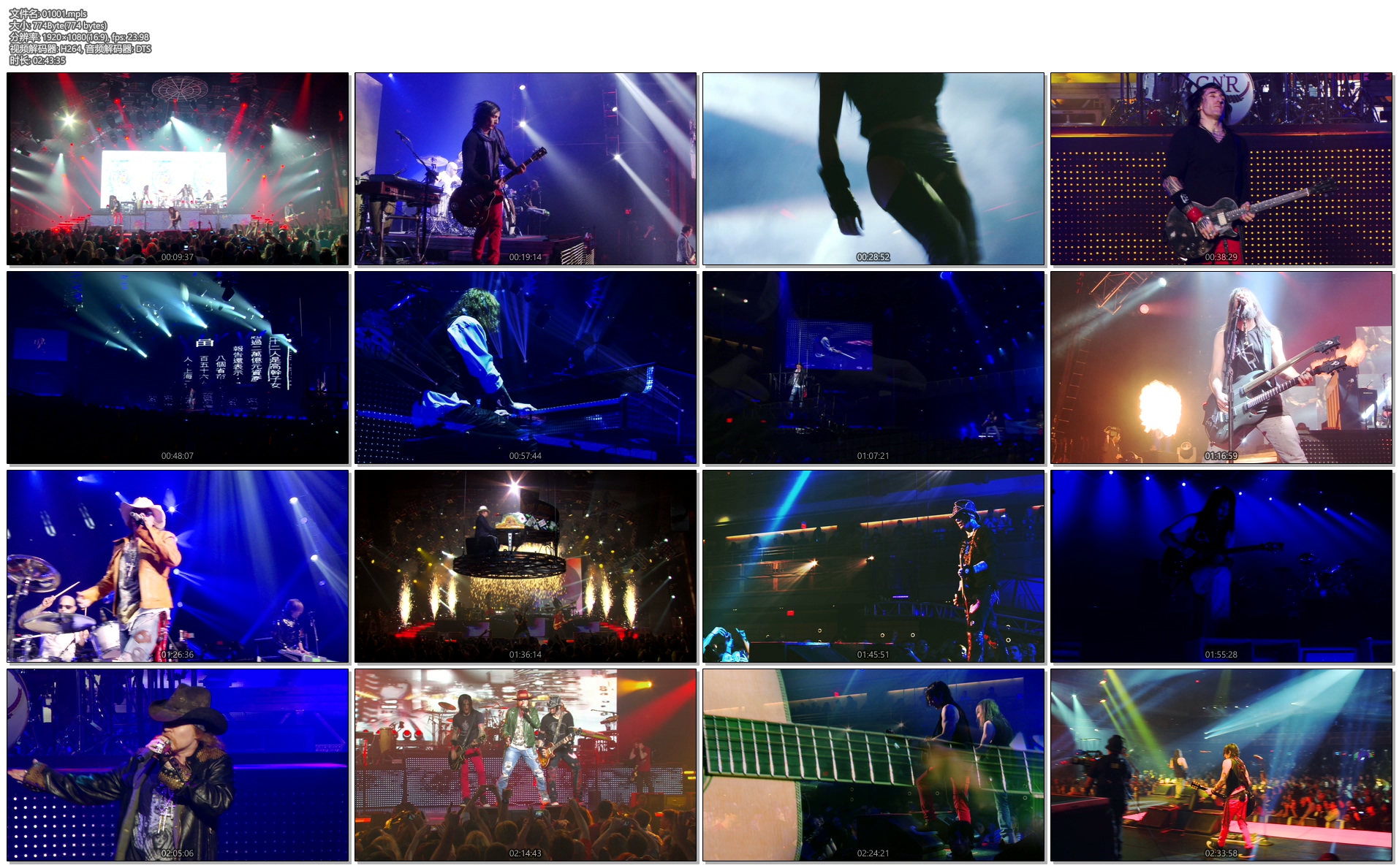 [蓝光原盘] 枪与玫瑰 赌城现场演唱会2012 2D+3D 《ISO 44.19GB》插图(2)