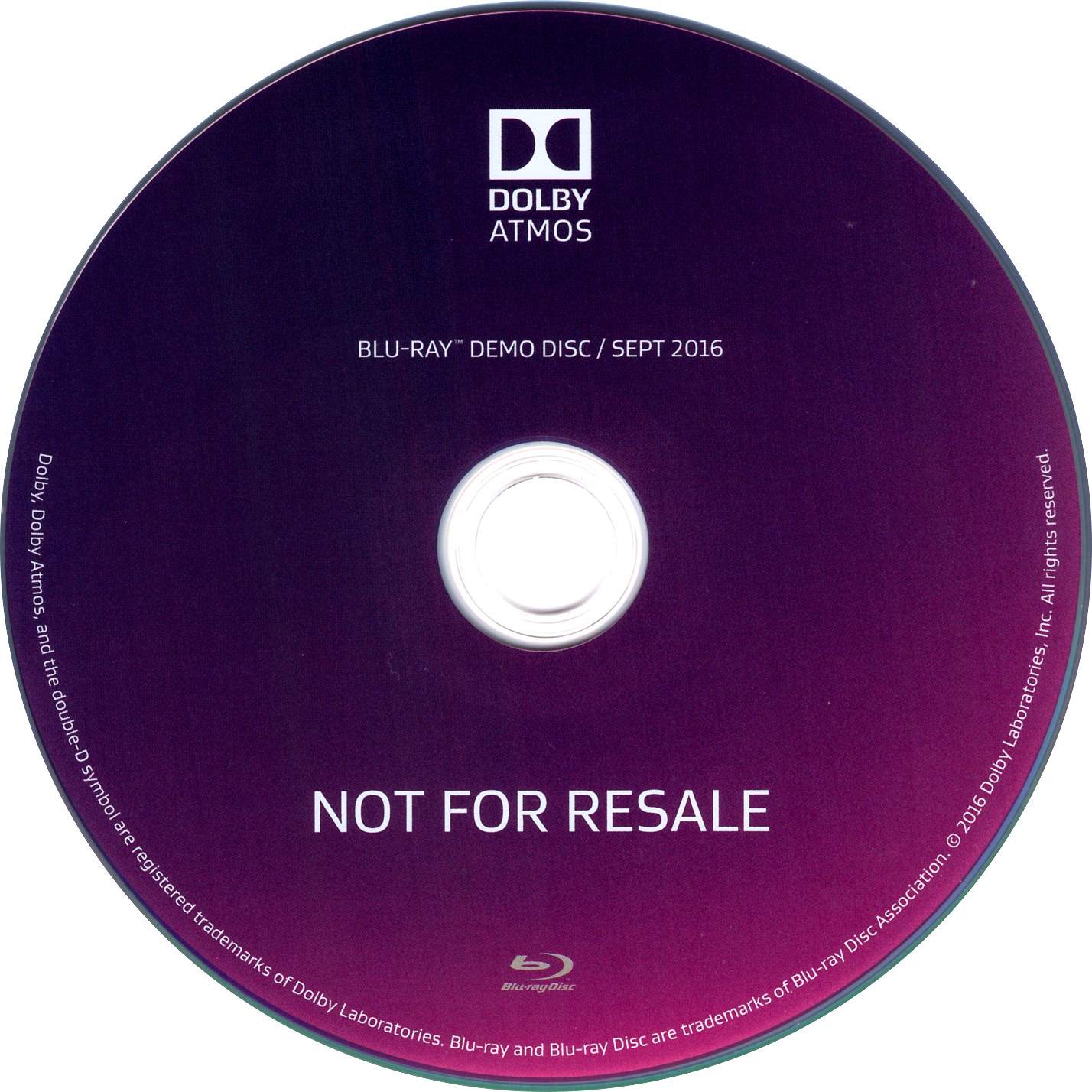 杜比全景声演示碟 第4版 2016 Dolby Atmos Blu-Ray Demo Disc Sep 2016 DolbyAtmos DolbyTrueHD 7.1-
