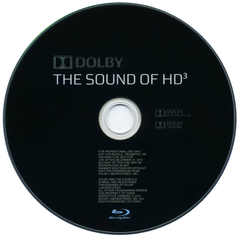 杜比高保真试音碟 3 2012 Dolby The Sound Of HD3 DolbyAtmos 7.1-