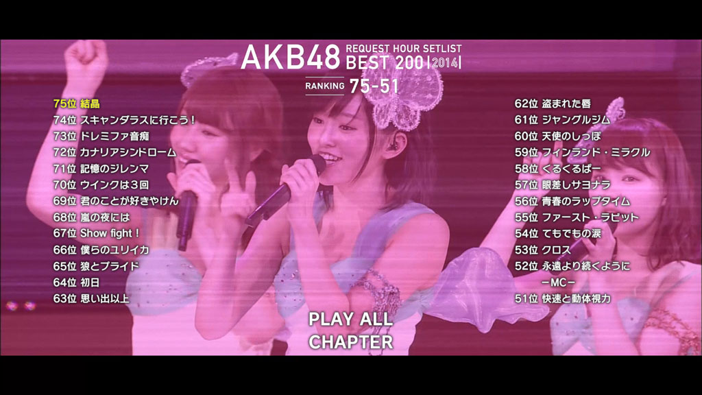 Akb48 Request Hour Setlist Best 0 14 リクエストアワーセットリストベスト0 14 Iso 5bd 141g 蓝光演唱会