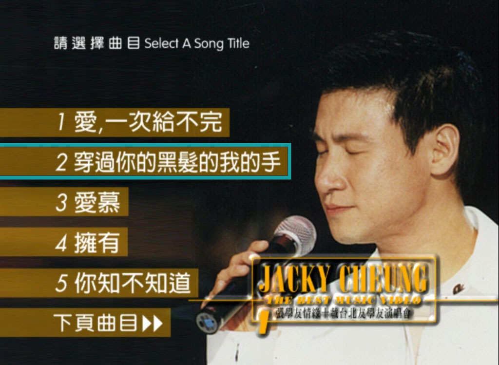 张学友1995台北情缘十载演唱会卡拉OK版[KTV][2DVD-ISO3.08G+3.30