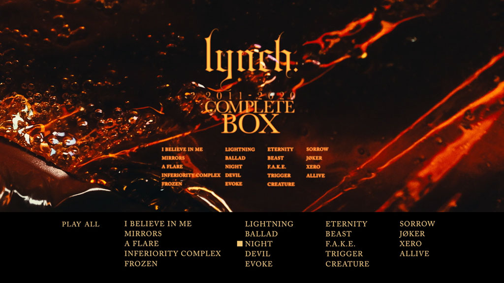 lynch. - 2011-2020 COMPLETE BOX 付属BD 2021《BDISO 19G》 - 蓝光演唱会