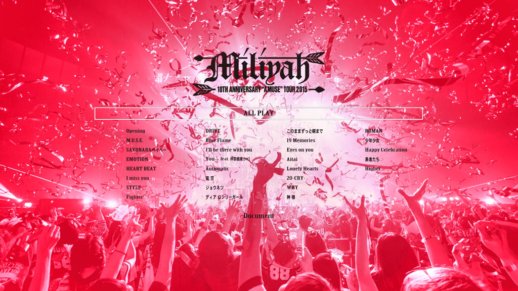 加藤米莉亚加藤ミリヤMiliyah Kato - A MUSE TOUR 2015 [BDISO